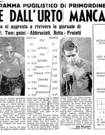 Campo Artiglio – Primo Carnera